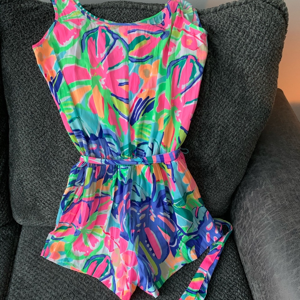 Lilly Pulitzer Neon Print Romper